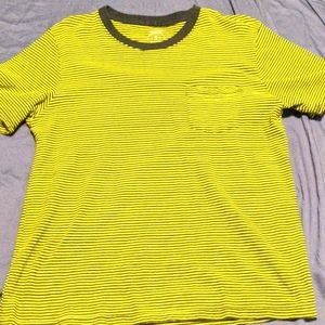 Lime green striped t-shirt